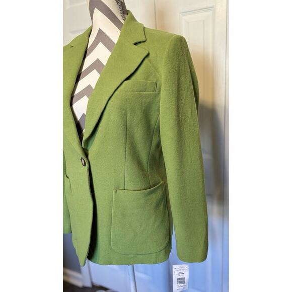Chadwicks Light Green Blazer 6 Wool Nylon Cashmere Vintage Soft Lined Recycled - Picture 3 of 9